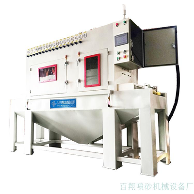 湿式自动喷砂机带清洗烘干功能