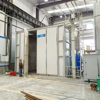 蜂窝自动回收式连续加压喷砂房